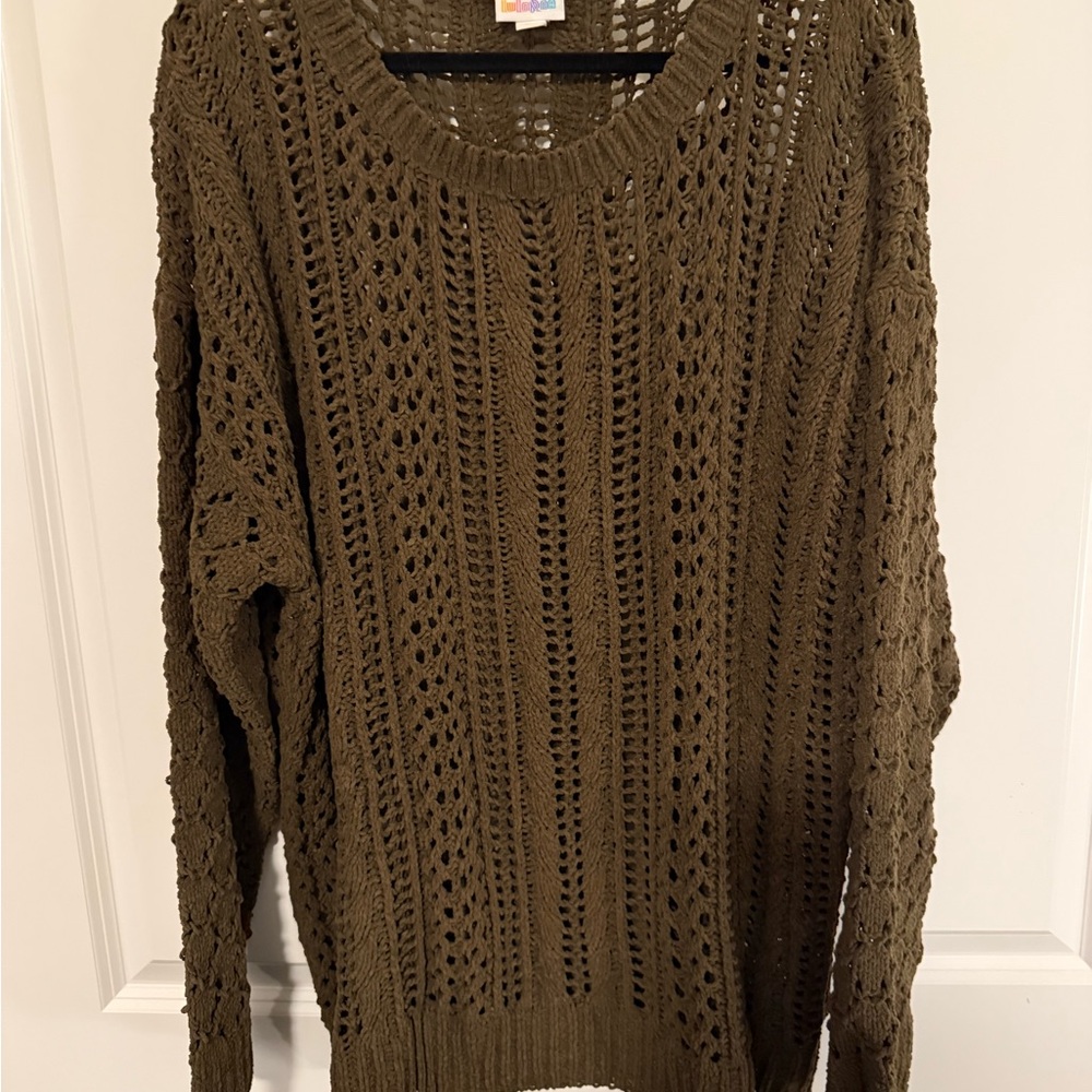 LuLaRoe Chocolate Brown Mariah Sweater